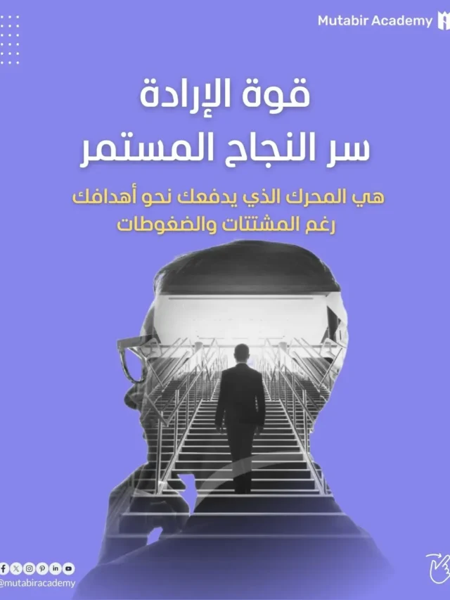قوة الإرادة سر النجاح المستمر